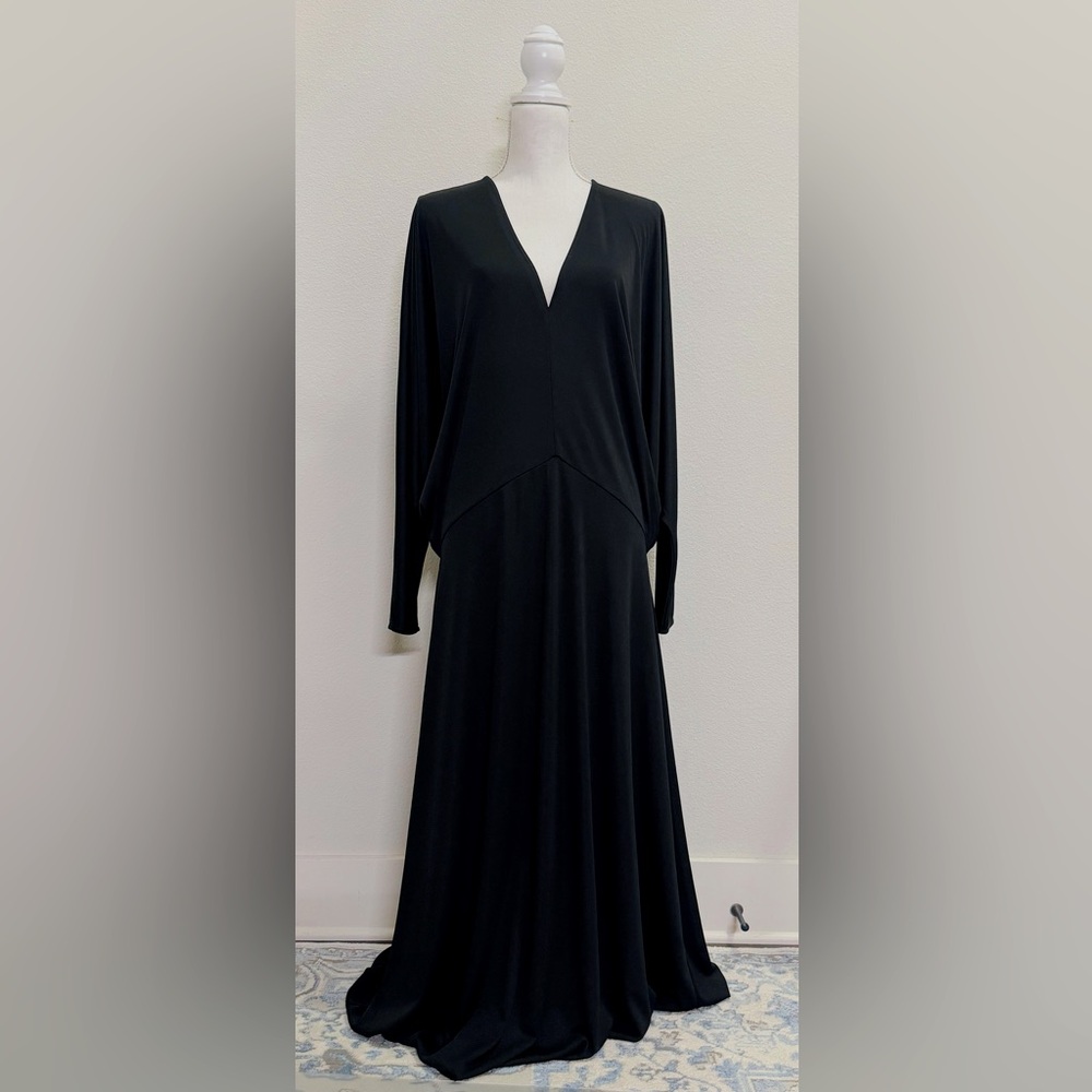 Zara Voluminous Batwing Maxi Dress